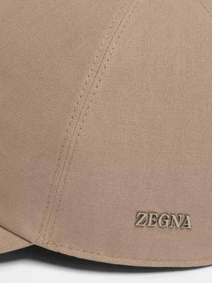 Beige Oasi Lino Baseballkappe