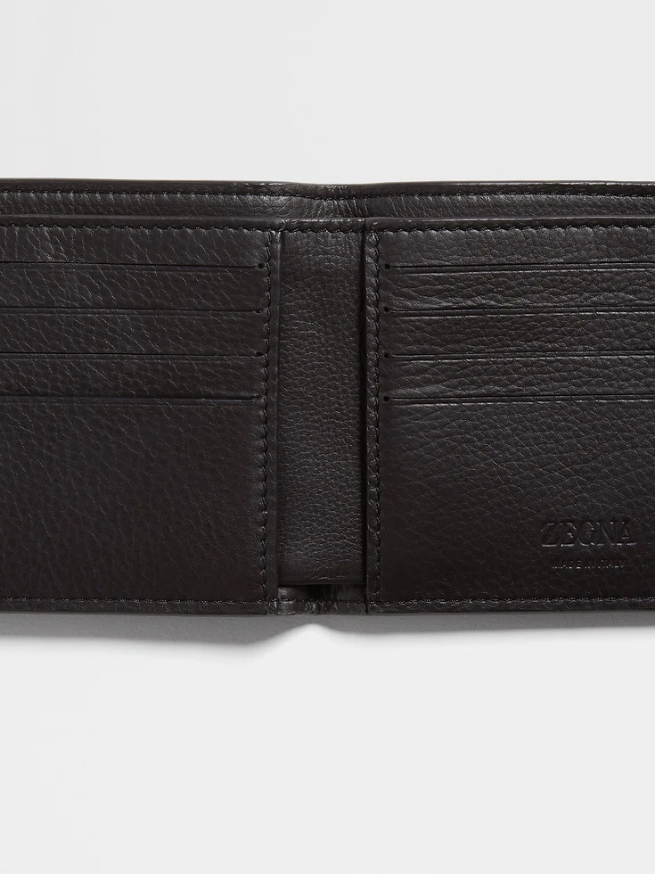 Dunkelbraune SECONDSKIN Brieftasche
