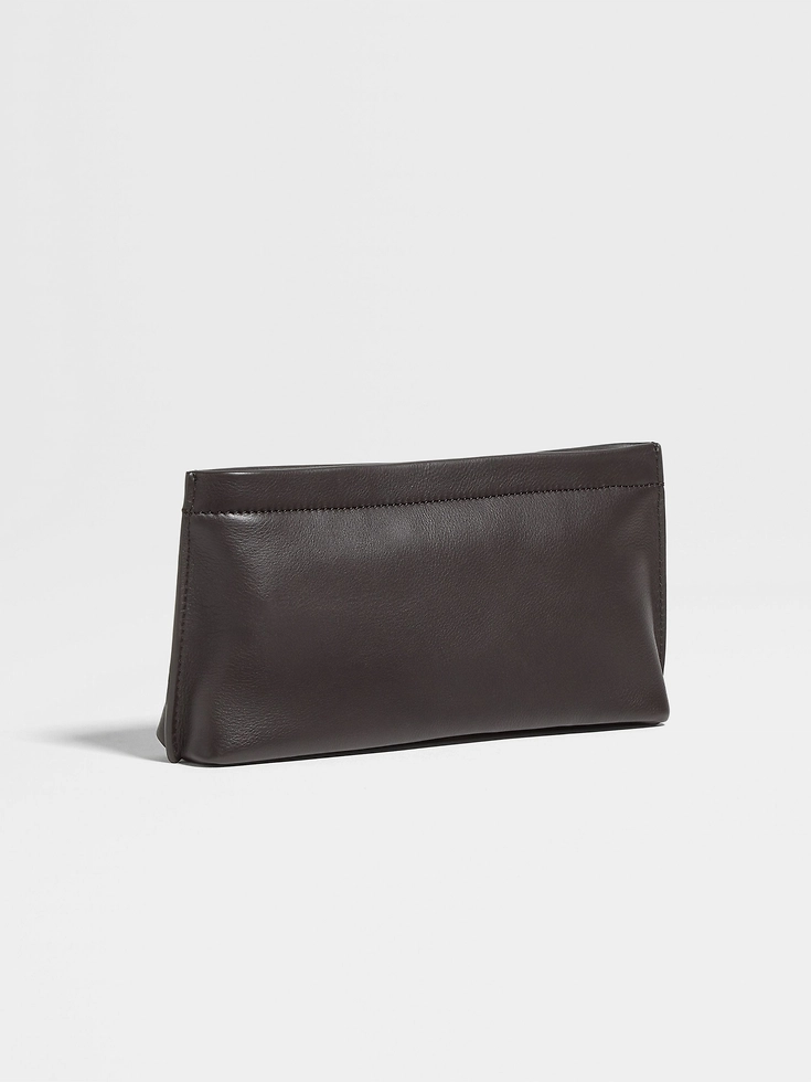 Dunkelbraune SECONDSKIN Clutch Dunkelbraune SECONDSKIN Clutch