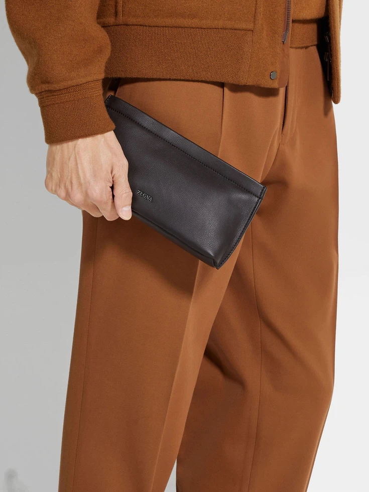 Dunkelbraune SECONDSKIN Clutch Dunkelbraune SECONDSKIN Clutch