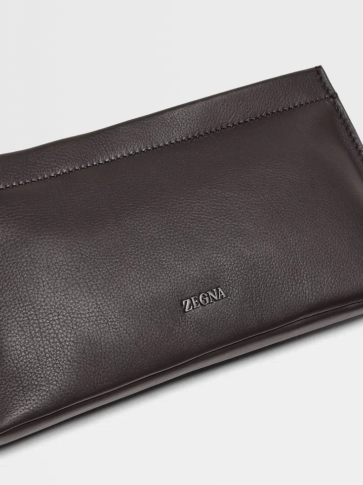 Dunkelbraune SECONDSKIN Clutch Dunkelbraune SECONDSKIN Clutch