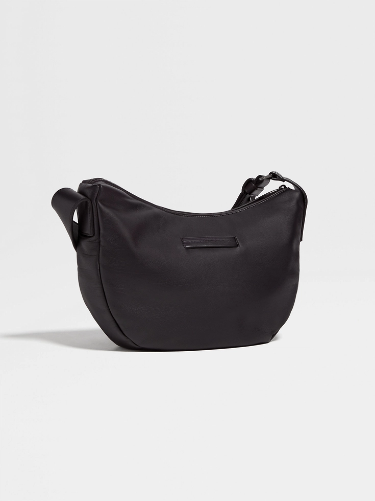 Dunkelbraune SECONDSKIN Hobo Panorama Micro Bag Dunkelbraune SECONDSKIN Hobo Panorama Micro Bag