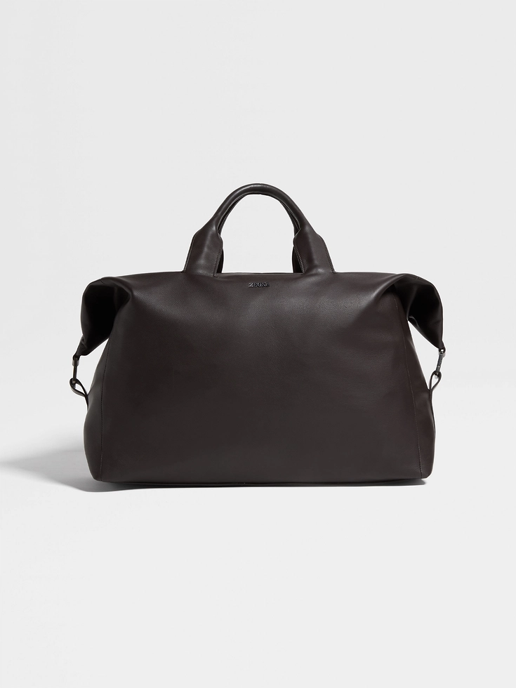 Dunkelbraune SECONDSKIN Reisetasche Raglan