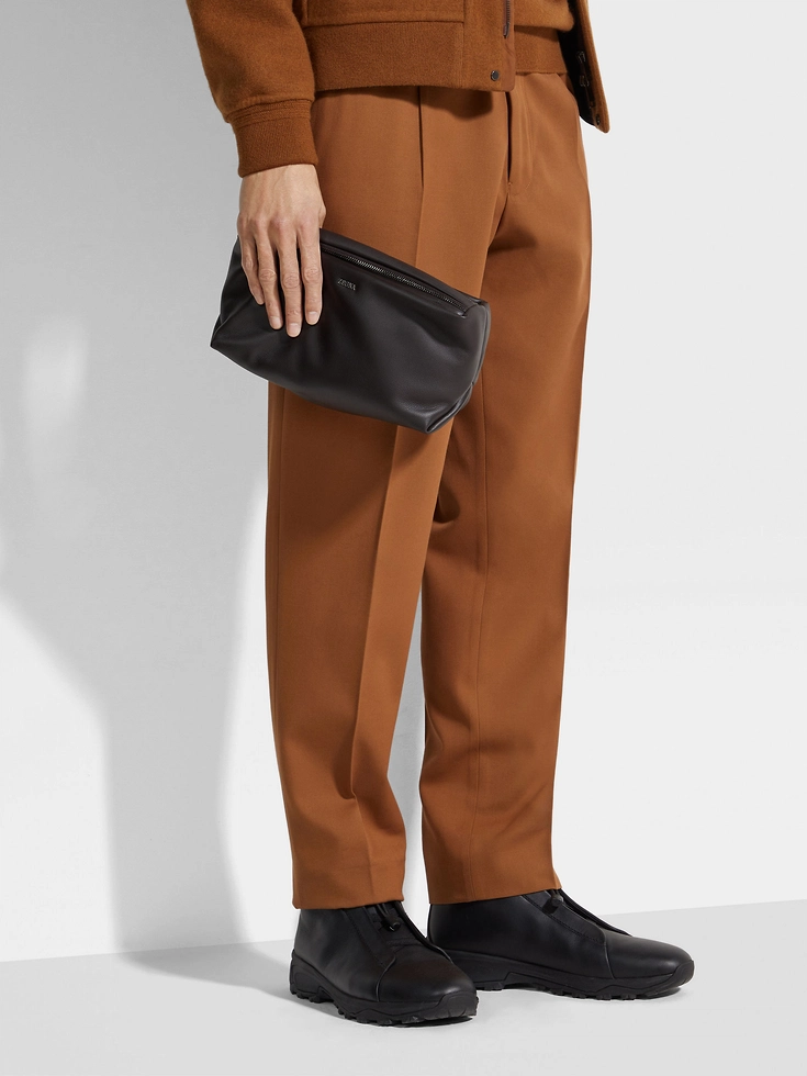 Dunkelbraune SECONDSKIN Softy Pouch Dunkelbraune SECONDSKIN Softy Pouch