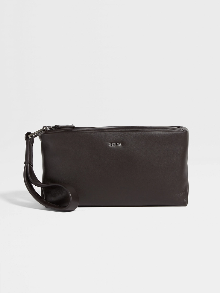 Dunkelbraune SECONDSKIN Softy Pouch