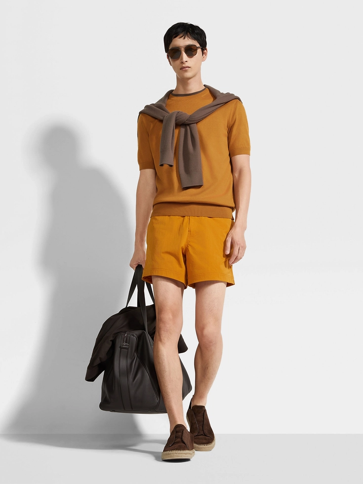 Zegna 232 Road Brand Mark Badehose Zegna 232 Road Brand Mark Badehose